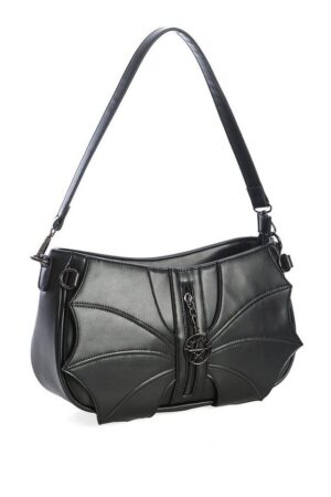 Banned Schultertasche Malachi Batwing, Zwei Trageriemen