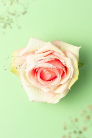 Duftende Liebesblumen-Haarspange in Blush