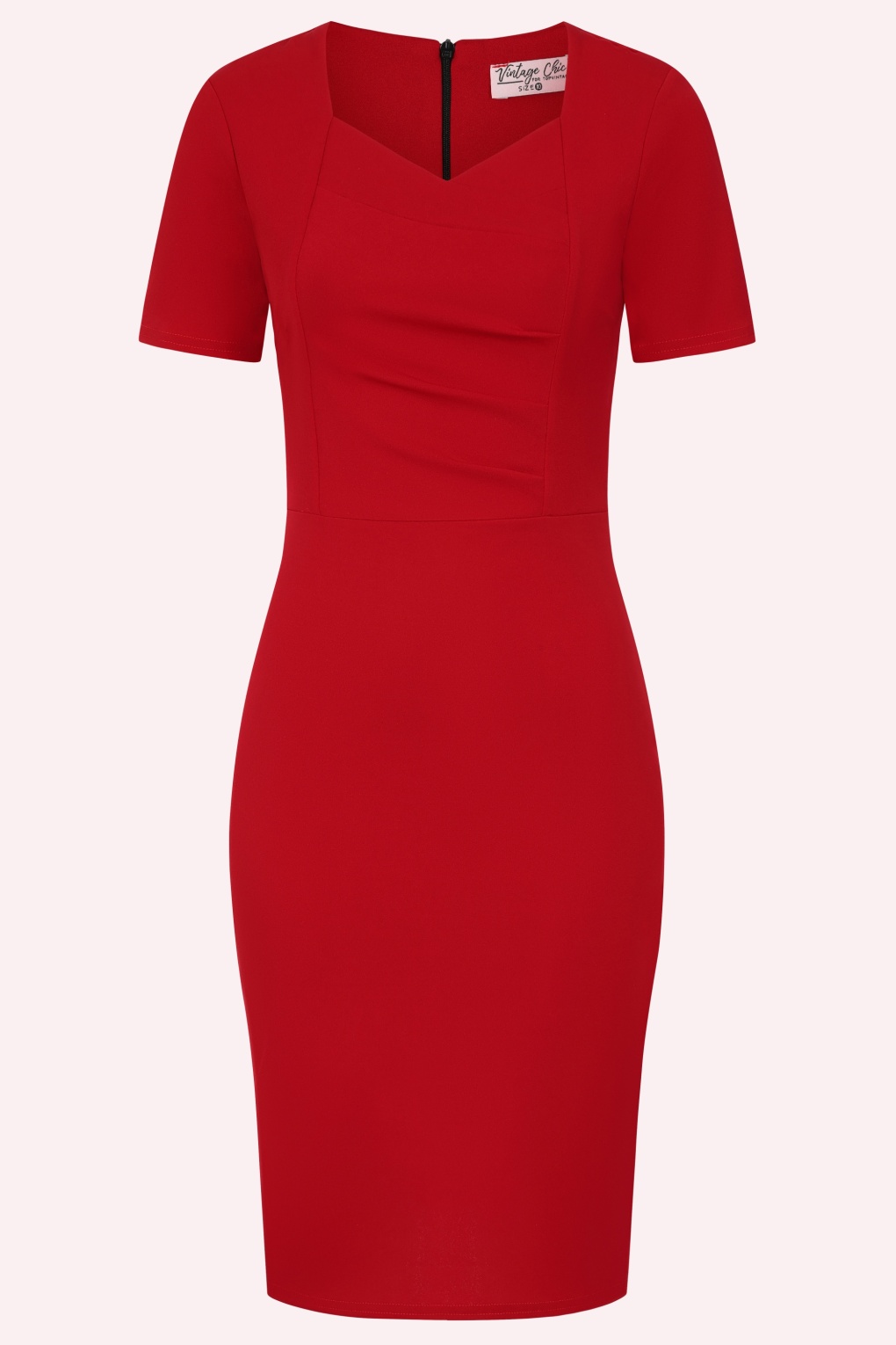 Exklusiv bei Topvintage ~ Scarlet Bleistiftkleid in Rot