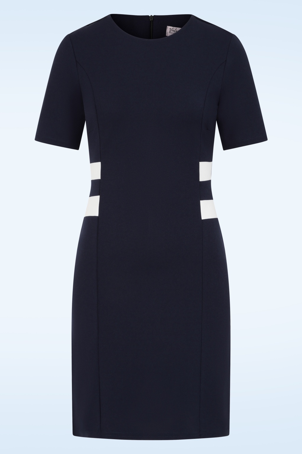 Exklusiv bei Topvintage ~ Terri A-Linien-Kleid in Marineblau