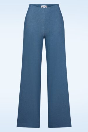 Marlene Hose in Delfino Indigo Blau
