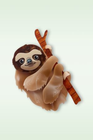 Pygmy Three-Toed Sloth Brosche