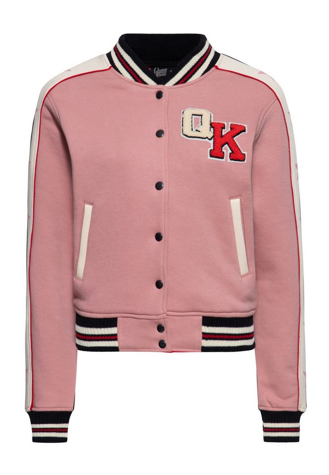 QueenKerosin Collegejacke Star (1-St) mit Sternen-Print