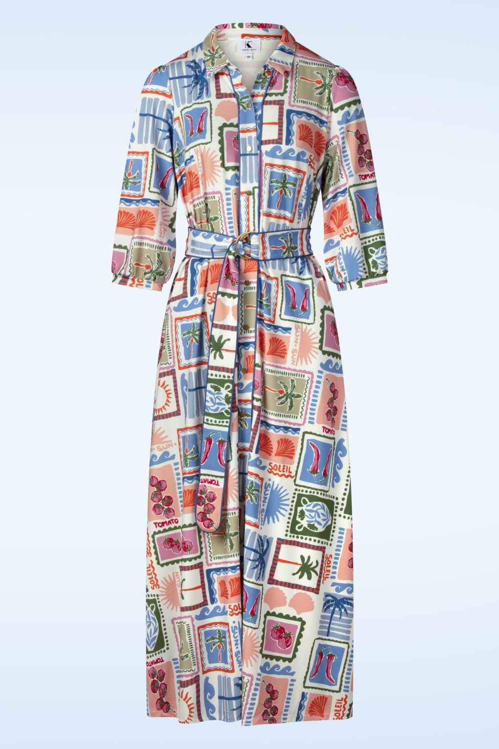Soleil Escape Maxikleid mehrfarbig