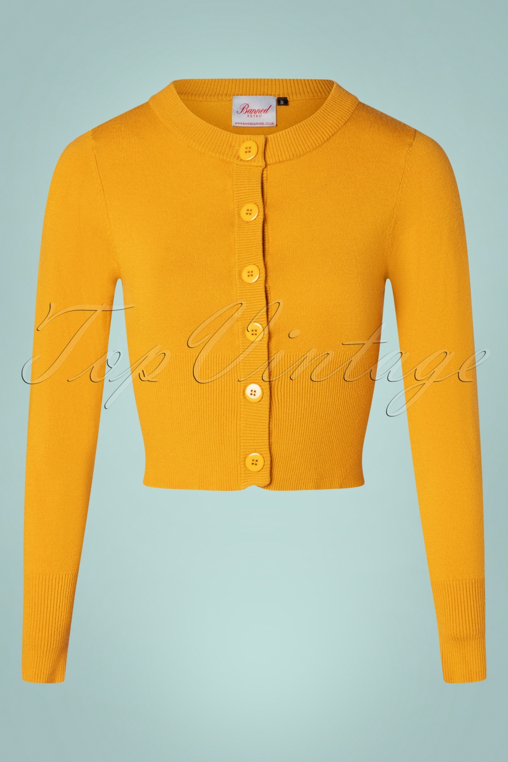 Dolly Cardigan in Senf