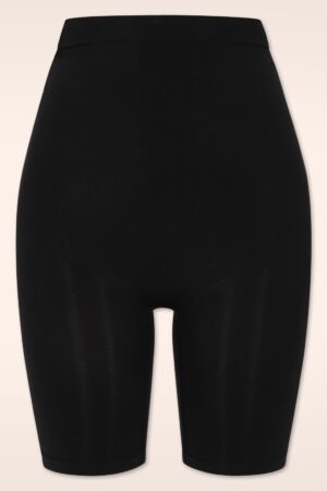 Exklusiv bei Topvintage ~ Grace Longline Miedershorts in Schwarz