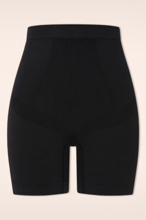 Exklusiv bei Topvintage ~ Lune Sculpt Hoch geschnittene Miedershorts in Schwarz