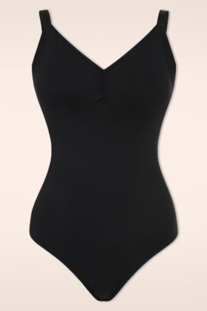 Exklusiv bei Topvintage ~ Second Skin Support Body in Schwarz