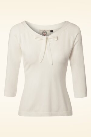 Hübsches Illusions-Top in Off White