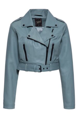 QueenKerosin Lederjacke im Biker-Style