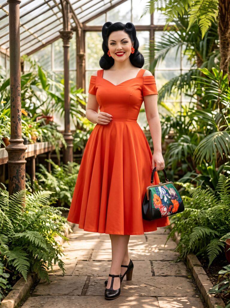 Tangerine Dream: Mona’s Botanical Mid-Century Chic